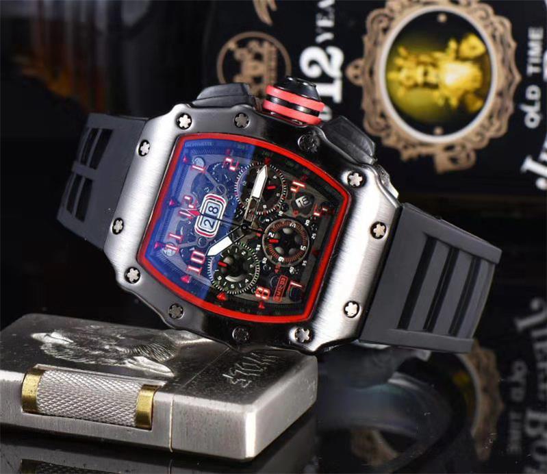 New WISH Hot Selling Fashion Hollow Out h Ghost Head White Silicone Band Quartz Watch High Quality Men's Watch