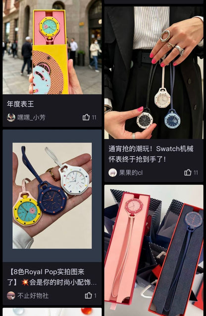 Swatch x AP Royal Pop