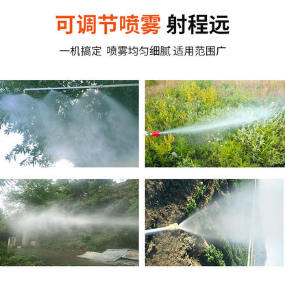 Four-stroke knapsack spraying machine spraying gasoline pesticide spraying machine high-pressure garden fruit tree agricultural disinfection sprayer