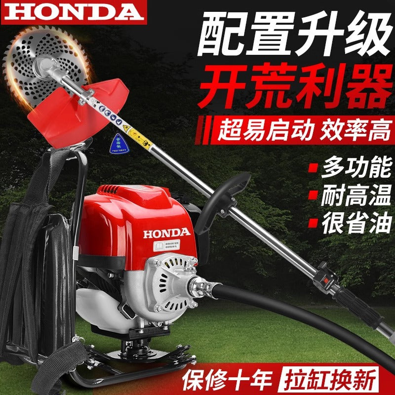 Wuyang Honda Gx35 Imported Four-Stroke Backpack High-Power Lawn Mower Multi-Functional Gasoline Brush Cutter