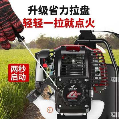 Imported Honda Mower Carrying Side-Mounted Small Mower Four-Stroke Gasoline Weeding, Rippling and Harvesting