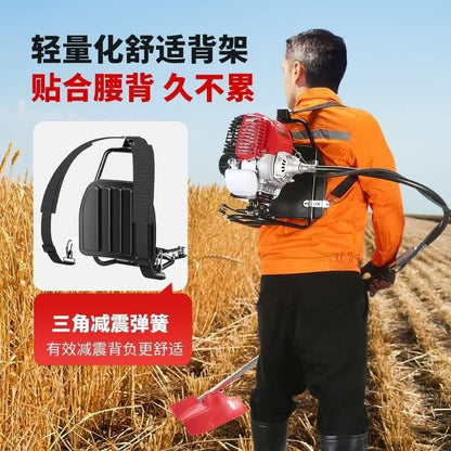 Imported Honda Mower Carrying Side-Mounted Small Mower Four-Stroke Gasoline Weeding, Rippling and Harvesting