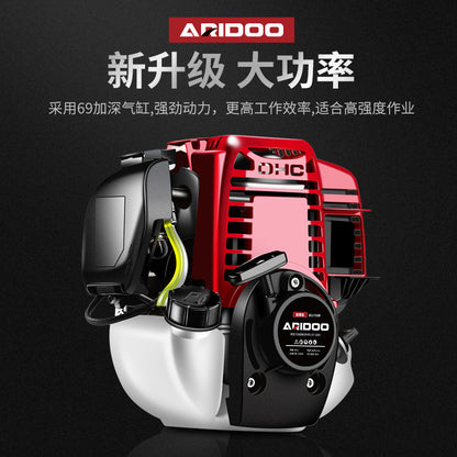 Multi-Functional Backpack Lawn Mower, Agricultural Gasoline-Powered Weeder, Household Land Clearing, Soil Loosening, Grass Cutting Machine - copy