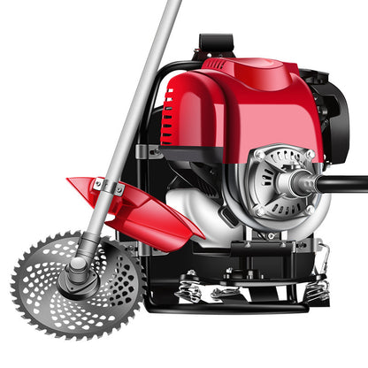 Multi-Functional Backpack Lawn Mower, Agricultural Gasoline-Powered Weeder, Household Land Clearing, Soil Loosening, Grass Cutting Machine - copy