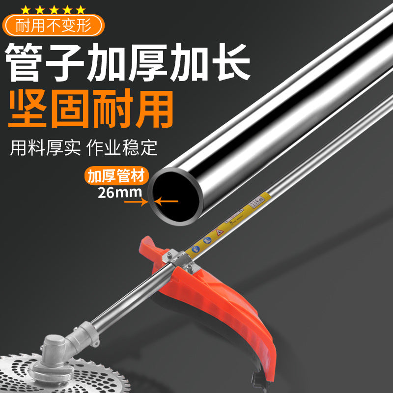 Two-stroke gasoline lawn mower side good agricultural high-power brush cutter multifunctional small garden weeding machine
