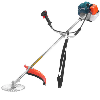 Two-stroke gasoline lawn mower side good agricultural high-power brush cutter multifunctional small garden weeding machine