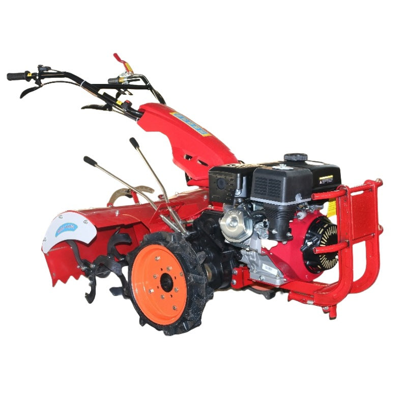 New Multifunctional Four-Wheel Drive Micro Tillage Machine, Small Household Diesel Trenching Machine, Gasoline Tillage Machine, Agricultural Rotary Tillage Machine