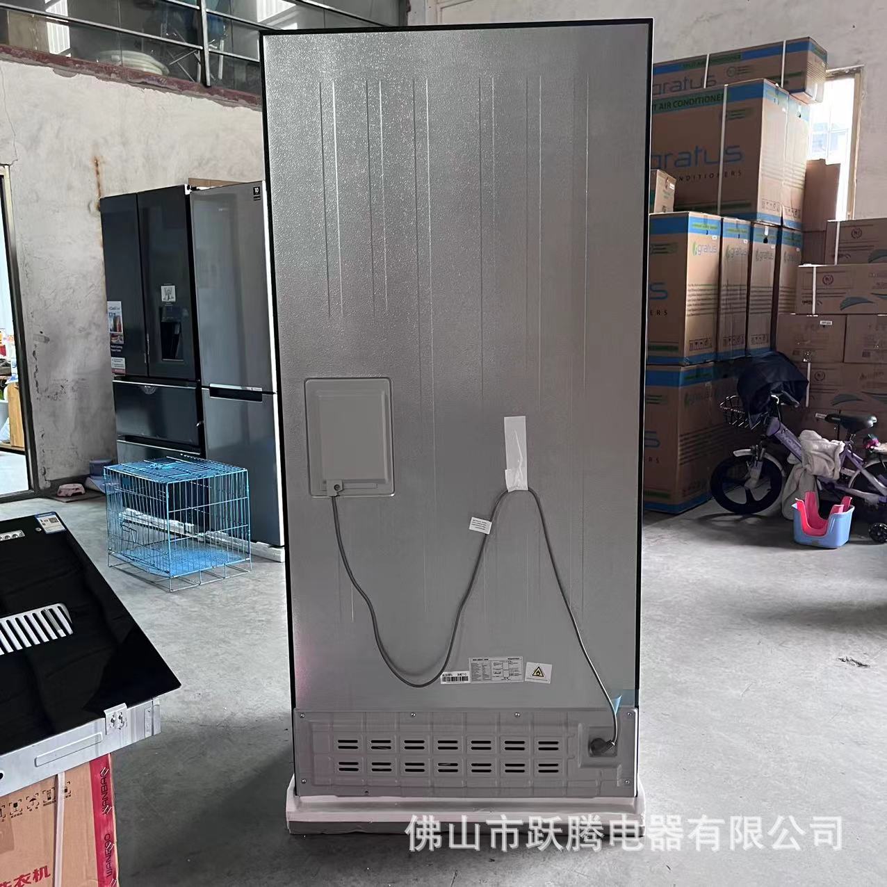 Export factory direct cross four black mirror air-cooled refrigerator 481L cross door 2024