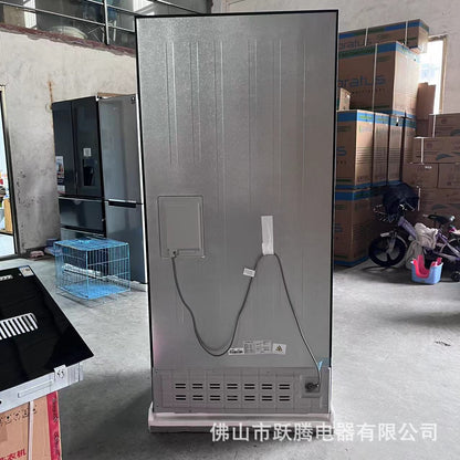 Export factory direct cross four black mirror air-cooled refrigerator 481L cross door 2024