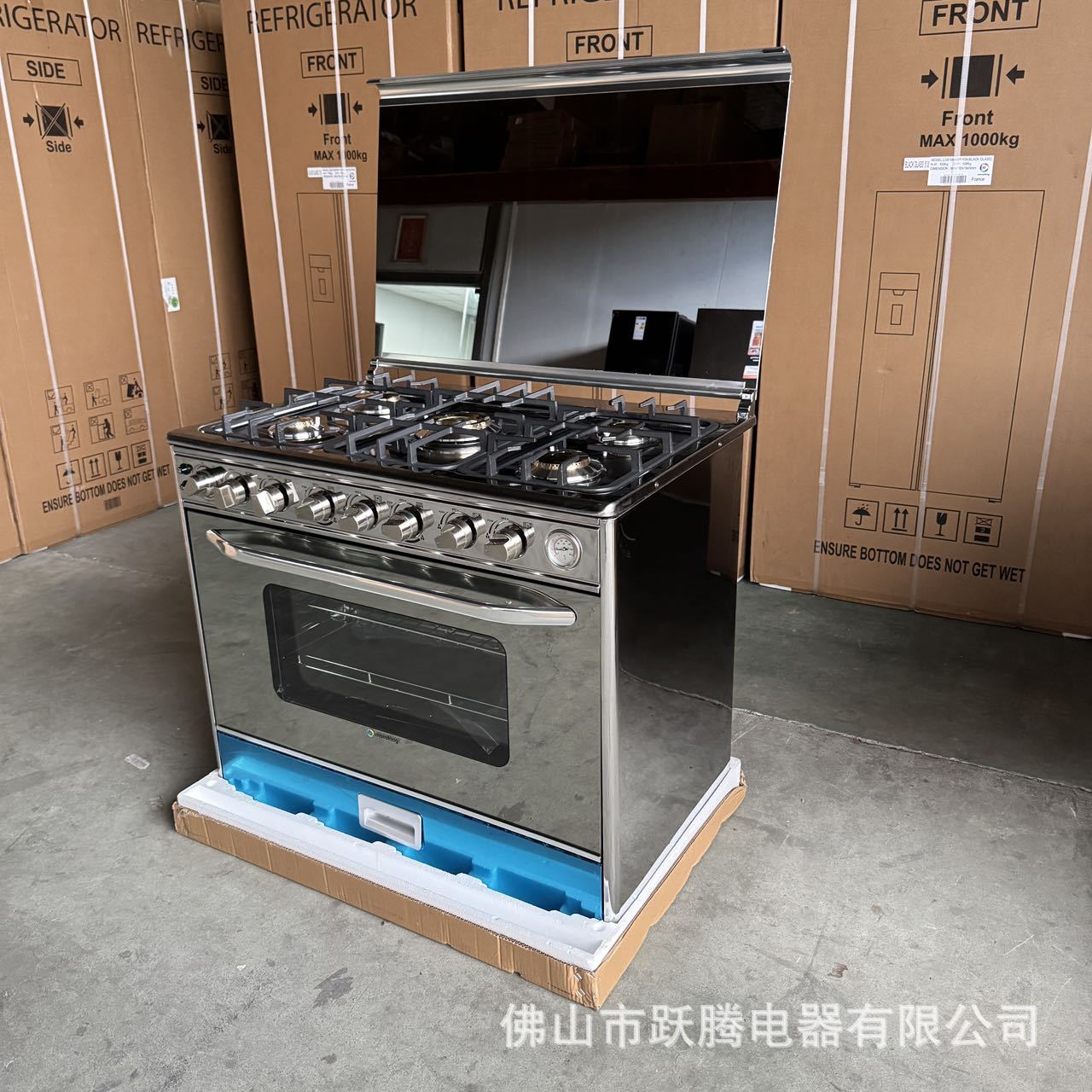 Export oven conjoined upright multifunctional air oven 5 gas 6 gas 95L gas & electric cooking