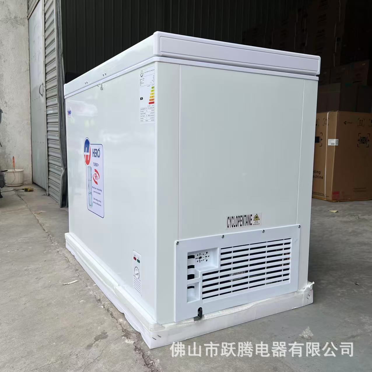 Export Export Commercial Horizontal Freezer Refrigerated Frozen Quick-Frozen Meat Ice Cream Freezer 150L300L Liters