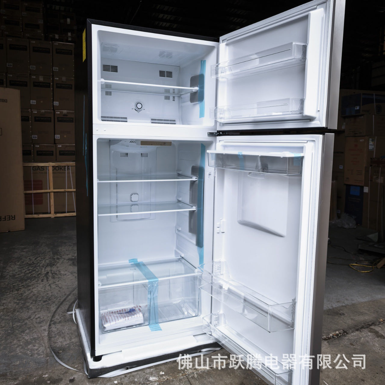 110V 60Hz Export Large Capacity Two-Door Air-Cooled Refrigerator 392L Two Door Refrigerator