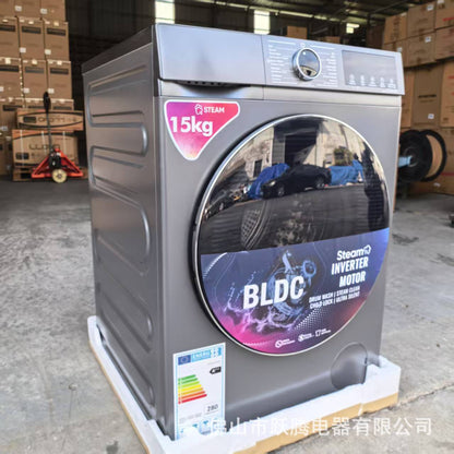 Foreign Trade Export Drum Washing Machine 15kg Kilogram English Front Loading Washing Machine