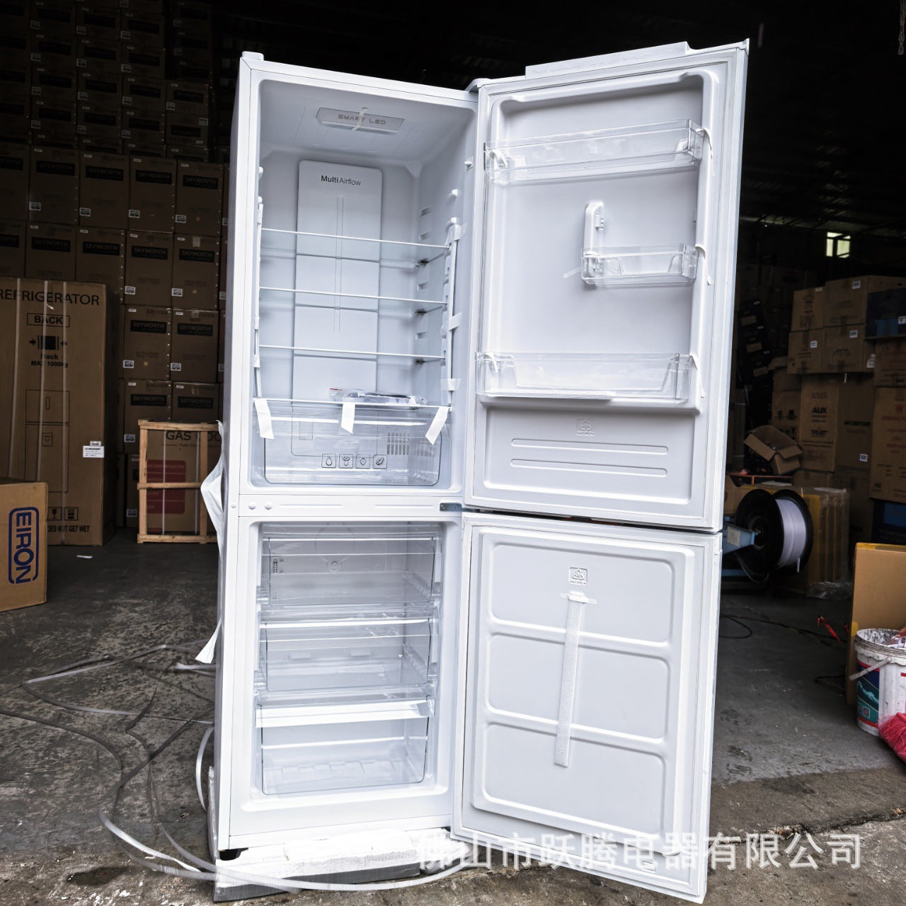 Foreign Trade Large Double-Door Refrigerator Household Refrigeration Air-Cooled Frost-Free 290L Two-Door Refrigerator