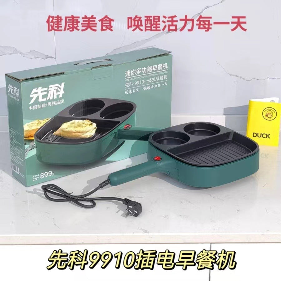 Breakfast machine household multifunctional omelette toast spit driver sandwich machine waffle frying machine gift wholesale