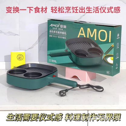 Breakfast machine household multifunctional omelette toast spit driver sandwich machine waffle frying machine gift wholesale