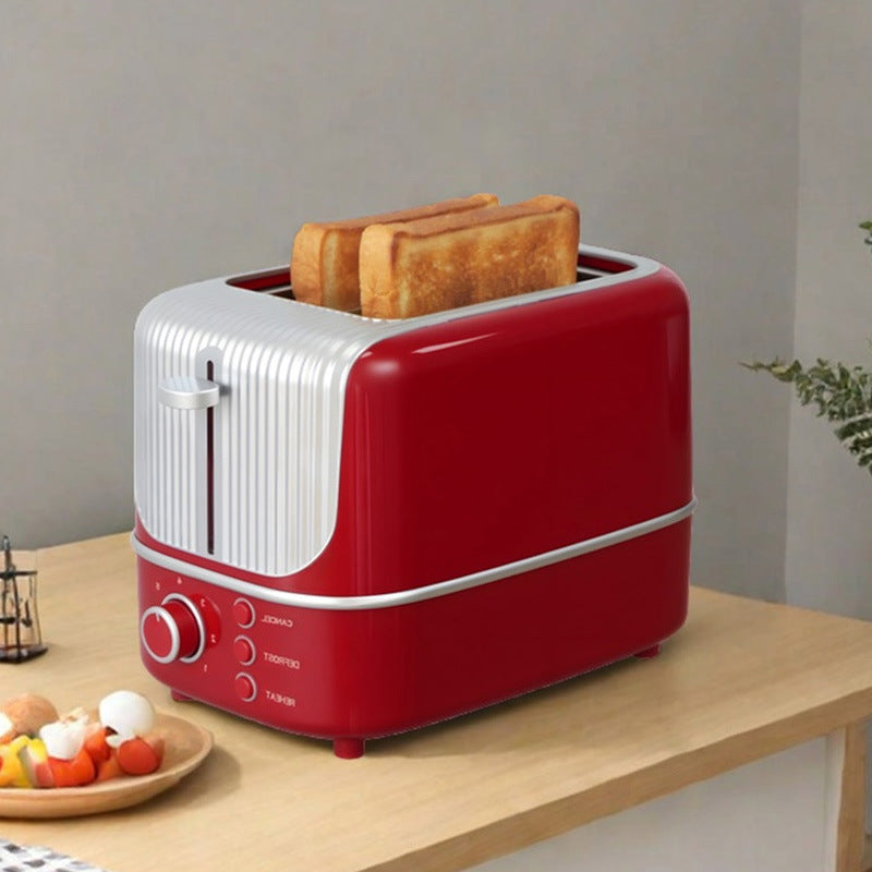 Household Toaster Durable Quick-Baking Automatic Pop-up Toast Sandwich Steamed Bread Breakfast Machine