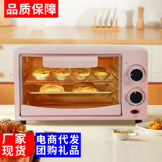 Electric Oven Household Fully Automatic Baking Cake Machine Multifunctional Oven Toaster Oven Gift Wholesale Manufacturer