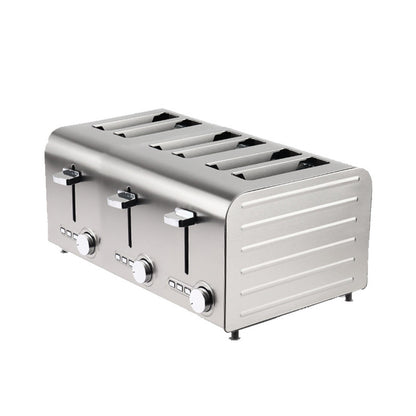 Heating Toasting Toaster Six Pieces Toast Bread Thawing Four Pieces Sandwich Stainless Steel Commercial Bread Maker Wholesale