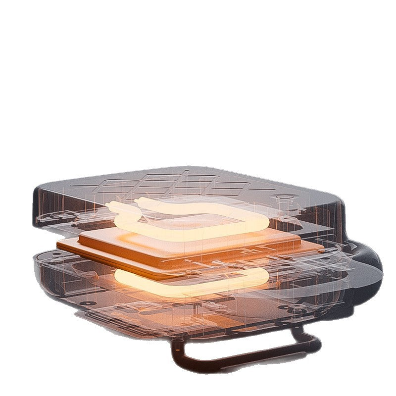 Mollyestelle Sandwich Breakfast Machine Edge Pressing Multi-Function Household Small Toast Waffle Toaster