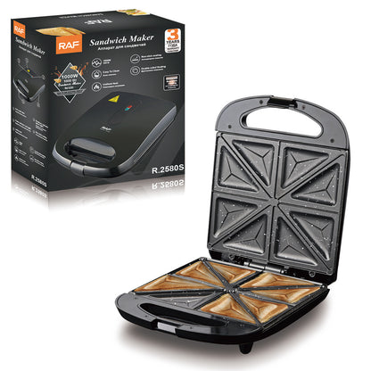 American and European Standard Cross-Border Sandwich Maker, Breakfast Maker, Waffle Maker, Double-Sided Heating, Multi-Functional Toaster, Steak Maker