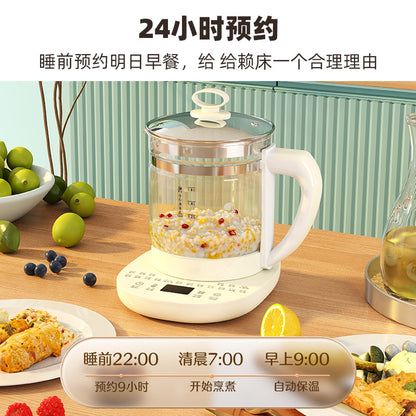 Health Pot Multi-Function Electric Kettle Boiling Water Flower Teapot Office Frying Pot Glass Boiling Flower Tea Foreign Trade Gift