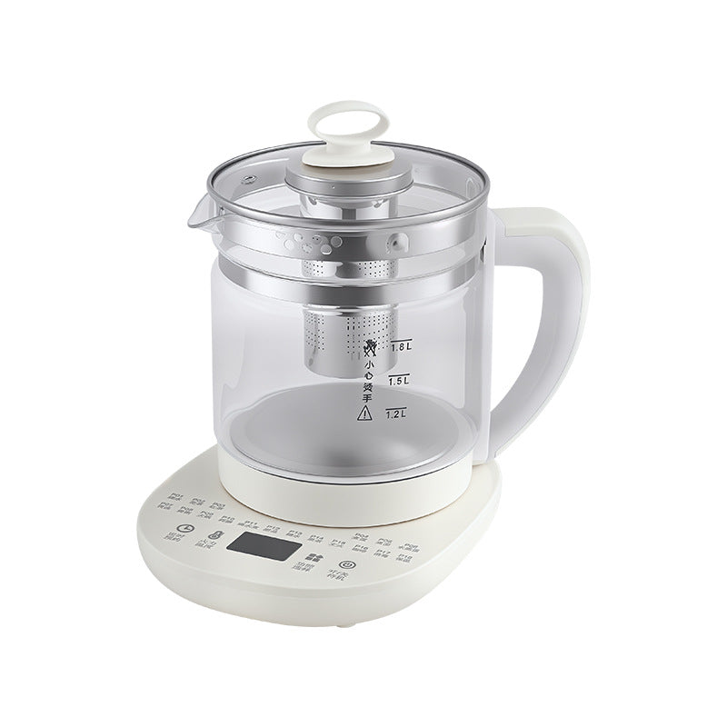 Health Pot Multi-Function Electric Kettle Boiling Water Flower Teapot Office Frying Pot Glass Boiling Flower Tea Foreign Trade Gift