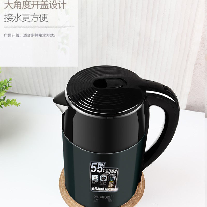 Direct Supply of Wanlida Electric Kettles for Home Use, Insulated Stainless Steel Small Appliances, Dropshipping Available