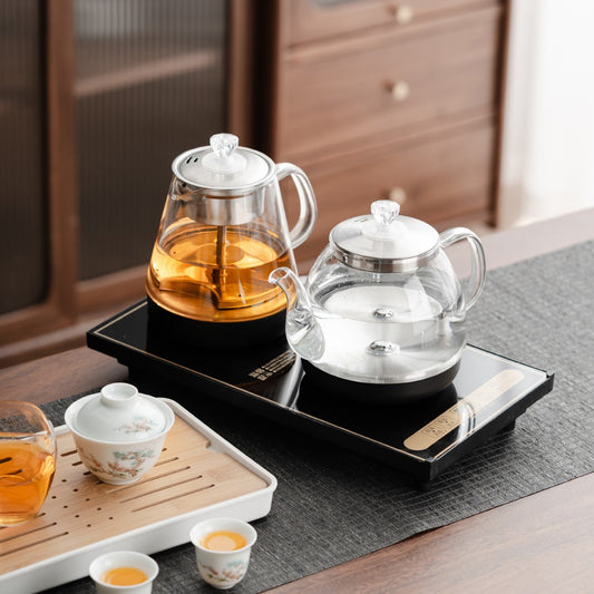 Tea Set Kettle Household Electric Kettle Set Tea Cooker Electric Tea Stove Fast Heating Tea Set Household