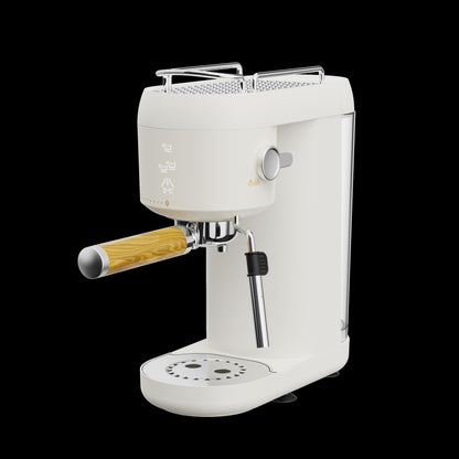 Coffee machine espresso coffee machine visual fully semi-automatic household milk bubble machine small grinder electric 110V US gauge