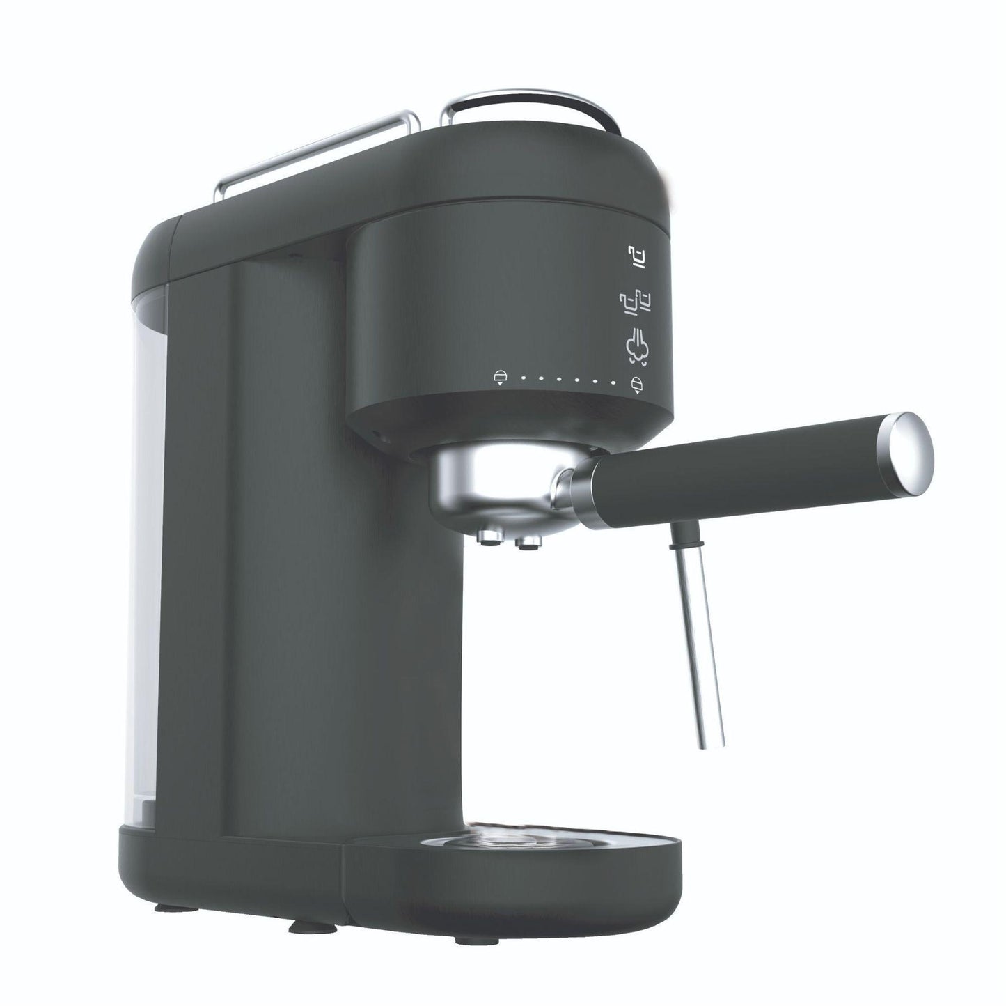 Coffee machine espresso coffee machine visual fully semi-automatic household milk bubble machine small grinder electric 110V US gauge