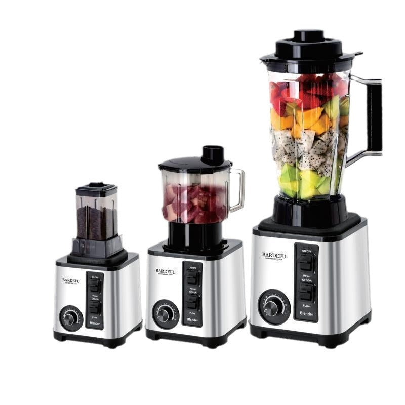 4Lblender Cross-Border North American Stainless Steel Food Processor Large Capacity Blender Juicer Mixer Meat Grinder