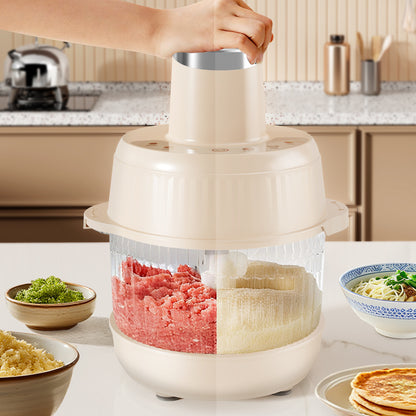 Simple White Meat Grinder for Home Kitchen, Meat and Fabric Grinder Manufacturer Supplies Small Electric Meat Grinder