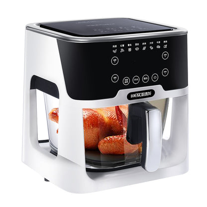 Intelligent Voice Air Fryer Household Visual Automatic High-end Multi-function Large Capacity Oven Timing Electric Fryer