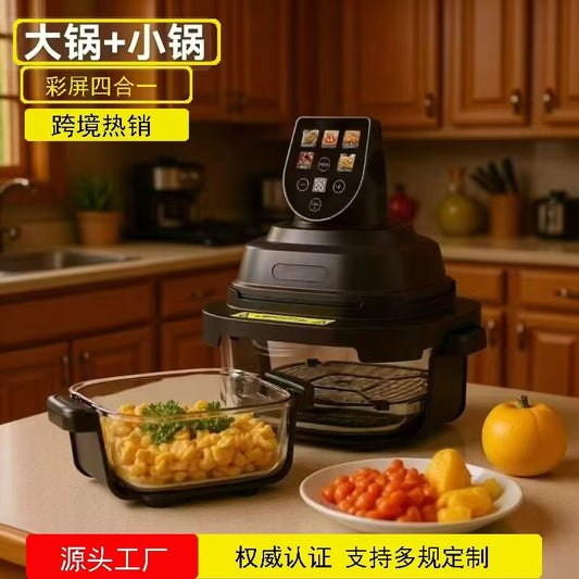 Cross-Border 2026 New Air Fryer Household Large Capacity Air Fryer Multi-Function Oven