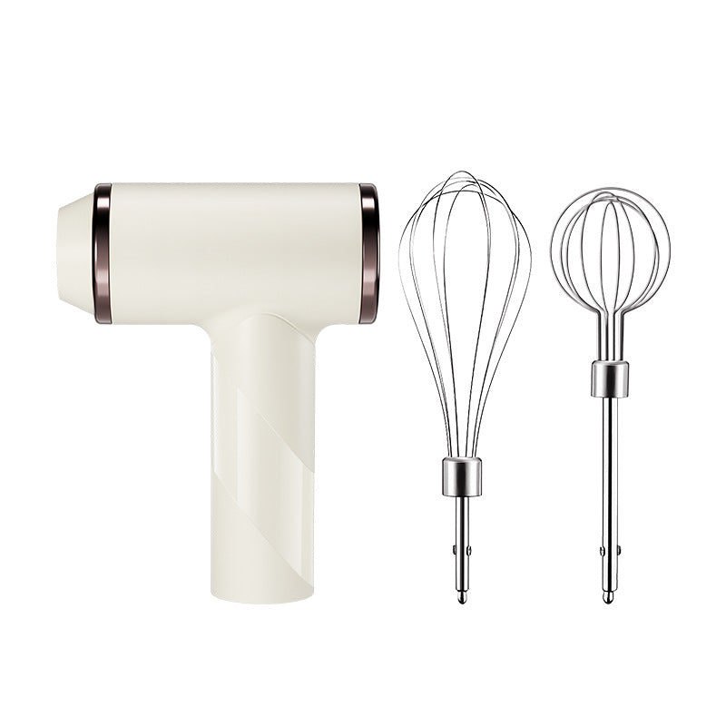 Cross-Border Electric Eggbeater Hand-Held Kitchen Baking Cream Frother Household Mini Milk Coffee Blender