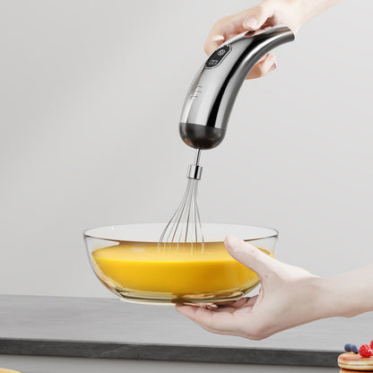 26-Year-Old New Model Electric Egg Beater for Home Kitchen with Five-Speed Adjustment, Wireless Handheld Electric Mixer and Frother