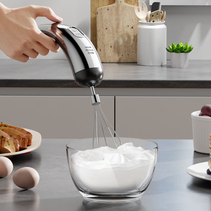 26-Year-Old New Model Electric Egg Beater for Home Kitchen with Five-Speed Adjustment, Wireless Handheld Electric Mixer and Frother