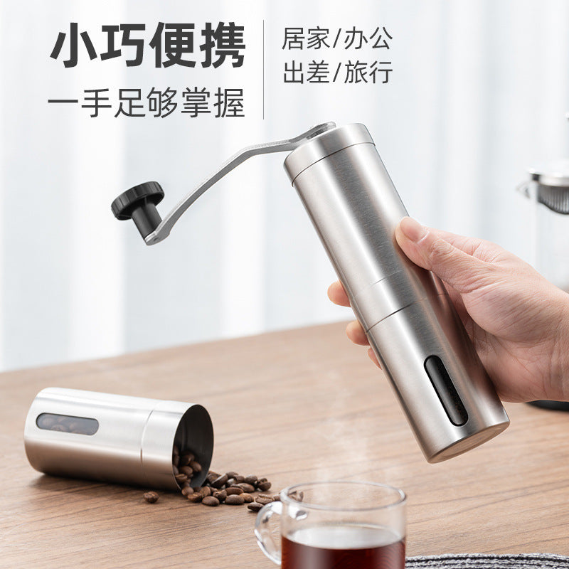 Source Factory Direct Supply Amazon Stainless Steel Hand-Cranked Coffee Grinder in Stock