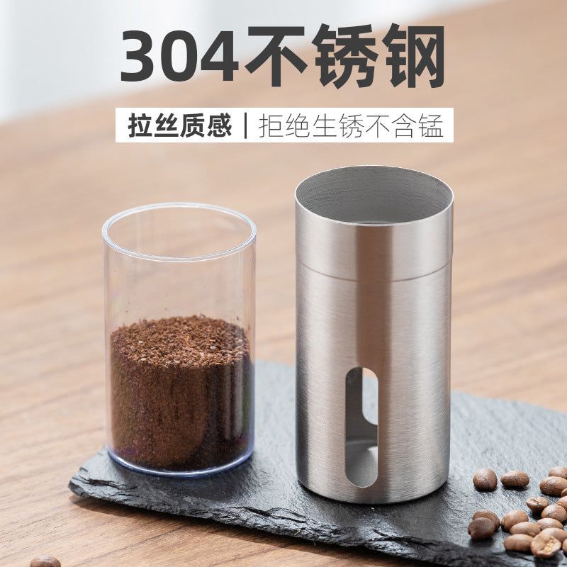 Source Factory Direct Supply Amazon Stainless Steel Hand-Cranked Coffee Grinder in Stock