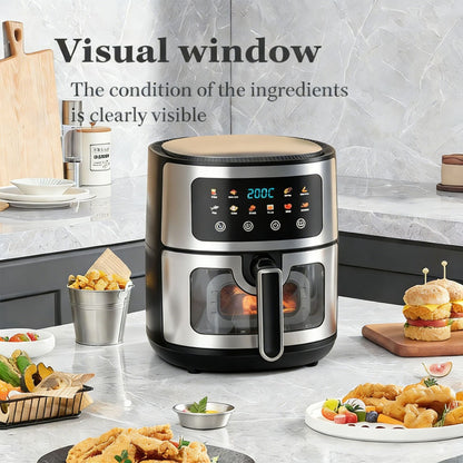 Smart Air Fryer Household Extra Large Capacity Oil-Free Automatic Electric Fries Machine Multi-Function Oven