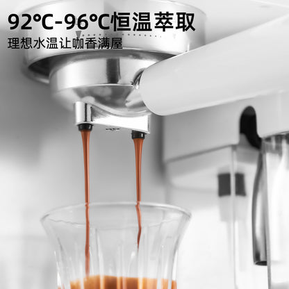Cross-Border Foreign Trade Espresso Machine Household High-Pressure Automatic Milk Foaming Smart Color Screen All-In-One Coffee Machine