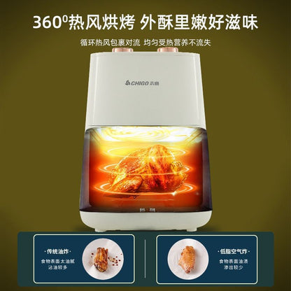 Direct Selling Air Fryer New Smart Multi-Functional Low Oil Healthy Household Knob Electric Oven Low Fat Gift Wholesale