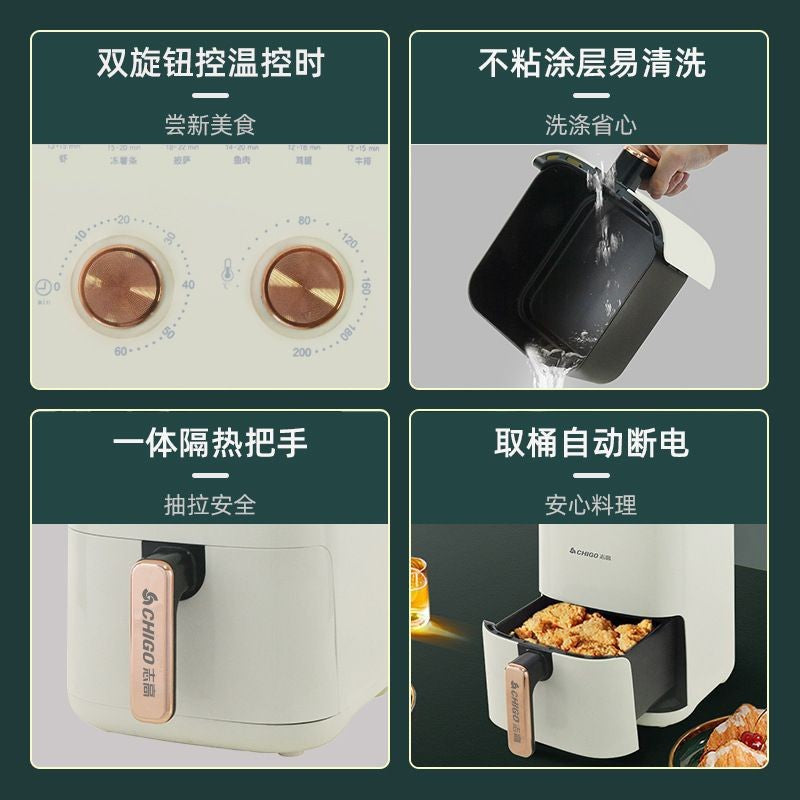 Direct Selling Air Fryer New Smart Multi-Functional Low Oil Healthy Household Knob Electric Oven Low Fat Gift Wholesale