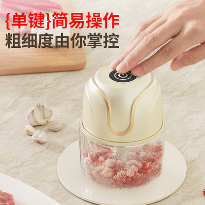 Cross-Border Electric Blender Mini Portable Garlic Grinder Kitchen Household Automatic Meat Grinder Garlic Grinder
