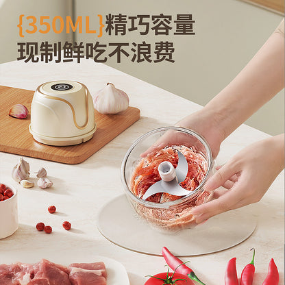 Cross-Border Electric Blender Mini Portable Garlic Grinder Kitchen Household Automatic Meat Grinder Garlic Grinder