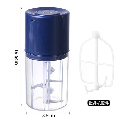 Cross-Border Electric Multi-Function Meat Grinder Household Commercial Cooking Machine Kitchen Egg Beater Mixer Food Supplement Machine Charging