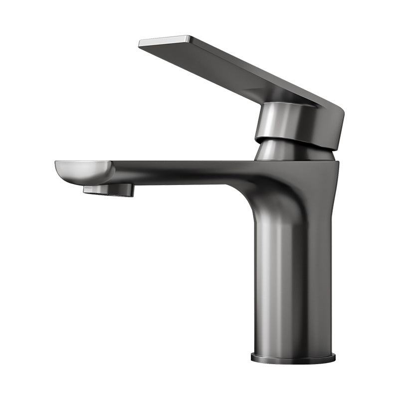 Stainless steel faucet wash basin wash basin hot and cold water household toilet wash table bathroom cabinet basin faucet