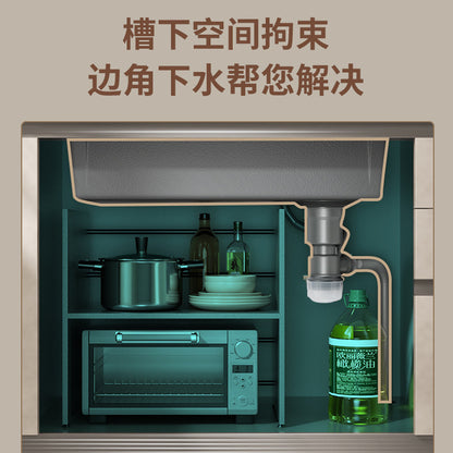 Kitchen Sink Large Single-Slot Thickened Stainless Steel Sink Nano Gun Gray Handmade Household Sink Sink