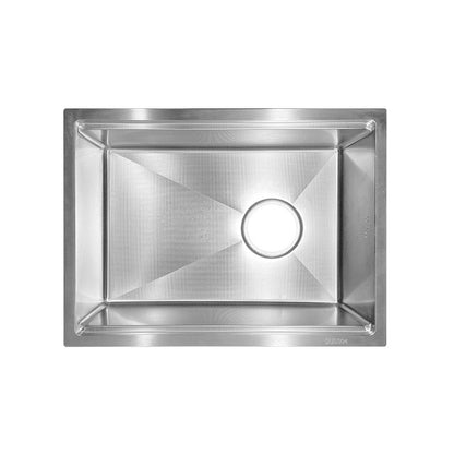 Thickened SUS304 Stainless Steel Sink Uncoated Rice Grain Embossed Kitchen Left Right Drainage Vegetable Basin Large Single Sink